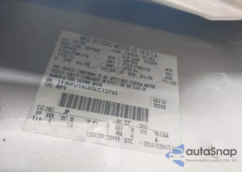 2003 Ford Expedition Xlt из США, поврежденный, VIN 1FMFU16L03LC13745